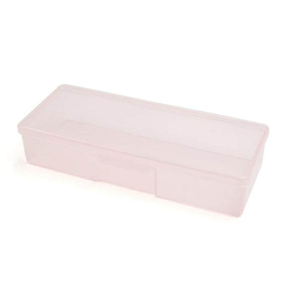 Unique Bargains Pink Manicure Nails Pedicure Makeup Tool Organizer Storage Case Personal Box