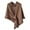 Z01-Brown, variant on BYHONG Black Scarf for Women Women Fashion Solid Hollow Out Leather Buckle Big Triangle Cape Cloak Warm Decorative Scarf Split Big Triangle Scarf Scarf with Sleeves for Women One Size