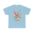 thumbnail image 2 of 2023 Water Rabbit Year Watercolor Paint Design Unisex Heavy Cotton Tee, 2 of 9
