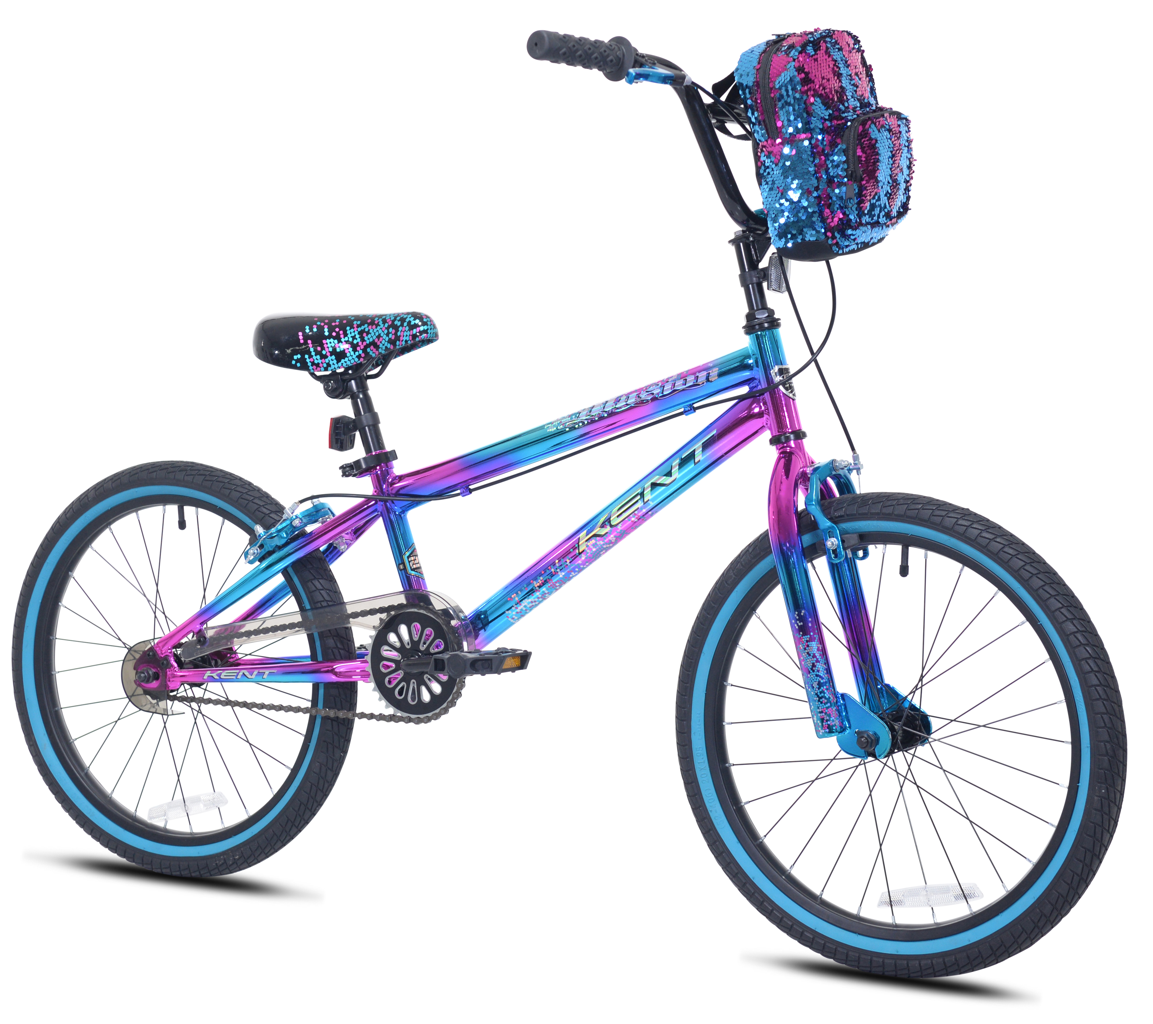 Kent 20" Illusion BMX Bicycle, Blue/Purple photo 2