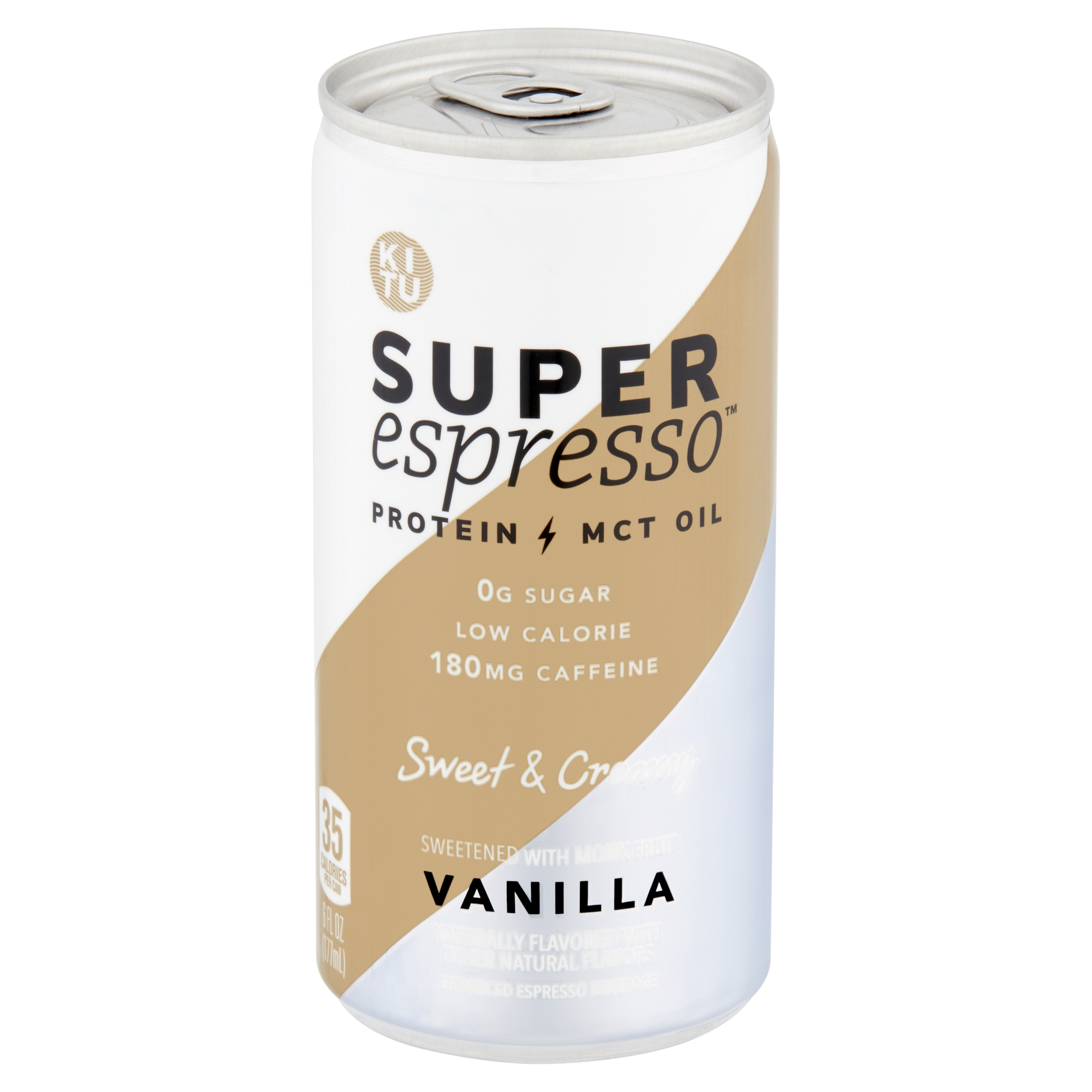 Kitu Super Espresso Vanilla Enhanced Espresso Beverage, 6 fl oz