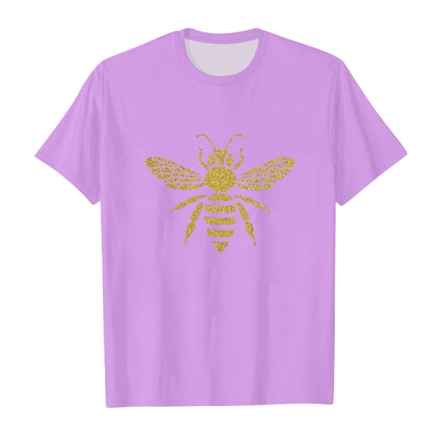 TZEWGL Tees For Infnat Short Sleeve Cartoon Printed Round Neck Top For Toddlers size 6-7T