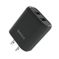 thumbnail image 1 of Ampker Wall Charger for Nuu X6 Plus - 12W/2.4A Fast Charging Dual USB Port Home Travel Power Adapter - Black, 1 of 6