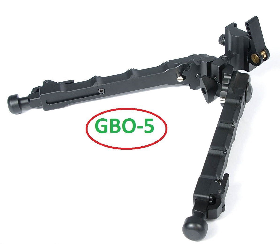HWZ QD Bipod – Adjustable Tactical Bipod 7.25 To 9 Inches, Fits Picatinny Rails, Spring-Loaded Legs