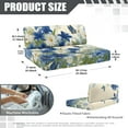 thumbnail image 7 of Boatee Bluebells Flower RV Dinette Cushion Covers Camper Accessories for Inside Bench Seat Cover Washable Sofa Covers for 2 Cushion Couch Comfortable Sofa Slip Covers for 2 Seat Cushion Couch Blue, 7 of 7