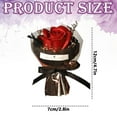 thumbnail image 3 of Bouquet de Roses Mini Surprise de Poche en Bourgogne, Format de Poche : Bouquet de Roses en Savon - Préservé pour Maman Partenaire et Amis, Bouquet Surprise de Poche *1, 3 of 5