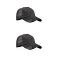 thumbnail image 1 of Wisewang Men Hat Clothing Accessory Sunshade Adjustable Outdoor Summer Quick Drying Mesh Baseball Caps Birthday Gift Black 2Set, 1 of 6