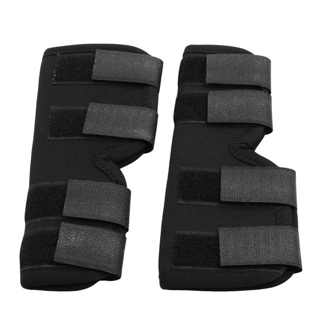 Genouillère pour Chien Matériau de Plongée Ajustable pour Récupération des Blessures Ligamentaires Cruciales