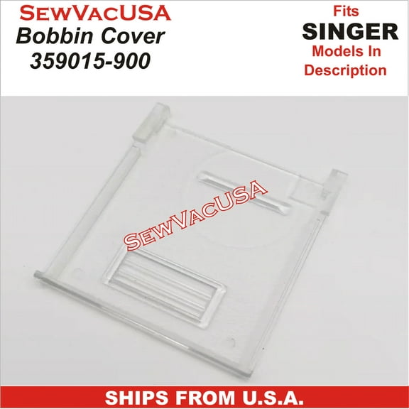 Bobbin Cover Singer Part Number 395015-900 Fits Singer Sewing Machines Models In Description