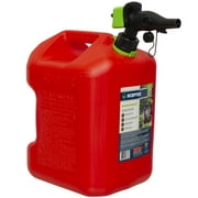 Scepter 5 Gallon Smart Control Dual Handle Gas Can, FSCG571W, Red Fuel Container