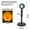 Black-Monochrome Sunset Red, variant on Sunset Ambient Light Retractable Bracket Creative Sunset Light App Remote Control Intelligent Dimming Bedroom Night Light