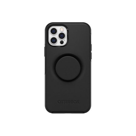 OtterBox - Otter + Pop Series for Apple® iPhone® 12 and iPhone 12 Pro - Black