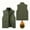 Army Green, variant on Sentmoon Vest Fall Fashion Men's Casual Solid Reversible Fleece Lined Waterproof Multi Pocket Outdoor Cargo Sleeveless Jacket Husband Gifts for Christmas for Travel and Packable Convenience XXXXXL