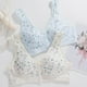 thumbnail image 4 of Minnieouse Sujetador Bralette Transpirable Y Que Absorbe La Humedad Para Mujeres Actividades Deportivas Ropa Interior Para Mujer Sujetadores Ropa interior verde claro 40/90【XXL】, 4 of 6