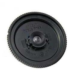 Kichler 9536BK Black Glass Lens, 6-Inch Diameter – Converts Open Fixtures To Outdoor Use