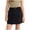 Black, variant on Cethrio Girls Cotton Skirts Size 14, Elastic Waist Vacation Summer Casual Summer Skirts Khaki