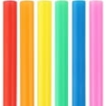 thumbnail image 2 of 100 Pack Extra Wide Jumbo Smoothie Straws, 9.45 Inch Milkshake Boba Disposable Straws in Assorted Bright Colors, 2 of 7