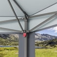 thumbnail image 5 of 13 x 13 Ft Pop Up Hexagonal Gazebo, Outdoor Canopy Shelter, Pop up Gazebos Tent with Netting and Strong Steel Frame for Patio Lawn Backyard and Deck, 5 of 7