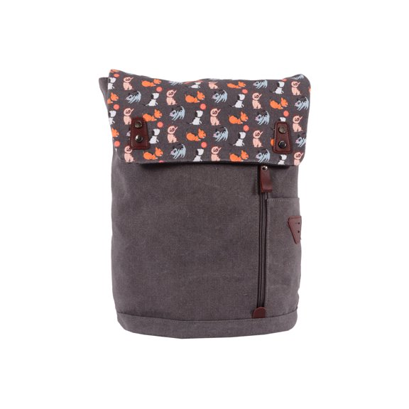 Biggdesign Dogs Vintage Laptop Backpack, Grey