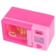thumbnail image 2 of Mini horno microondas de juguete, modelo de cocina de simulación (rosa), 2 of 5