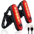 thumbnail image 1 of Luz delantera para bicicleta recargable por USB, 4 modos de iluminación, potente luz LED recargable, IP65 resistente al agua y a los golpes, para bicicletas de montaña y carretera., 1 of 5