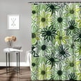 thumbnail image 2 of Orinice Ambesonne Floral Shower Curtain, Modern Floral Gorgeous Petals Prosperity Traditional Spring Garden Leaves, Fabric Bathroom Decoration Set With Hooks, 36x72, 2 of 7