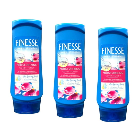 3 Pack - Finesse Moisturizing Conditioner Restore   Strengthen, 13 FL OZ