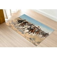 thumbnail image 5 of Office Decor Rug, The Fourth Troopers Moving the Led Horses Rug, Animal Rugs, Frederic Remington Rug, Horse Lover Gift Rug, Door Mat Rugs, 3.3'x6.5' - 100x200 cm, 5 of 8