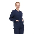 thumbnail image 5 of Heal+Wear Woman Scrub Zip Jacket |4-Way Stretch| Spa Doctor Nursing Clinical Suit Lightweight Long Sleeve Bomber-4-Way Stretch, 5 of 5