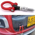 thumbnail image 3 of JDM Racing Aluminum Front Rear Trailer Ring Eye Towing Tow Hook Kit Hook Screw On Compatible with BMW 1 3 5, 3 of 5