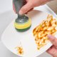 thumbnail image 4 of Cepillo para platos con dispensador de jabón, soporte y puntas de esponja reemplazables Cepillo de limpieza para cocina con dispensador de jabón Cepillo para platos Cepillo para fregar Cepillo ..., 4 of 4