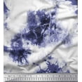 thumbnail image 2 of Soimoi Purple Cotton Voile Fabric Rays Tie-Dye Decor Fabric Printed Yard 56 Inch Wide, 2 of 3