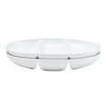 thumbnail image 5 of Better Homes & Gardens- Porcelain Oval-shape Divided Bowl, White, 5 of 9