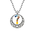 thumbnail image 1 of Sustitución del signo de interrogación planetaria combinado Collares Colgante Retro Moon Stars Jewelry Unbranded M, 1 of 3