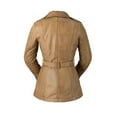 thumbnail image 7 of Traci Womens Leather Jacket Camel, 7 of 7