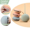 thumbnail image 2 of 2 Pack Silicone Pacifier Holder Case, BPA Free Newborn Baby Pacifiers Silicone Pouch for Boys & Girls, Portable Silicone Pacifier Container Case (Powder Rose, Dusty Lilac), 2 of 6
