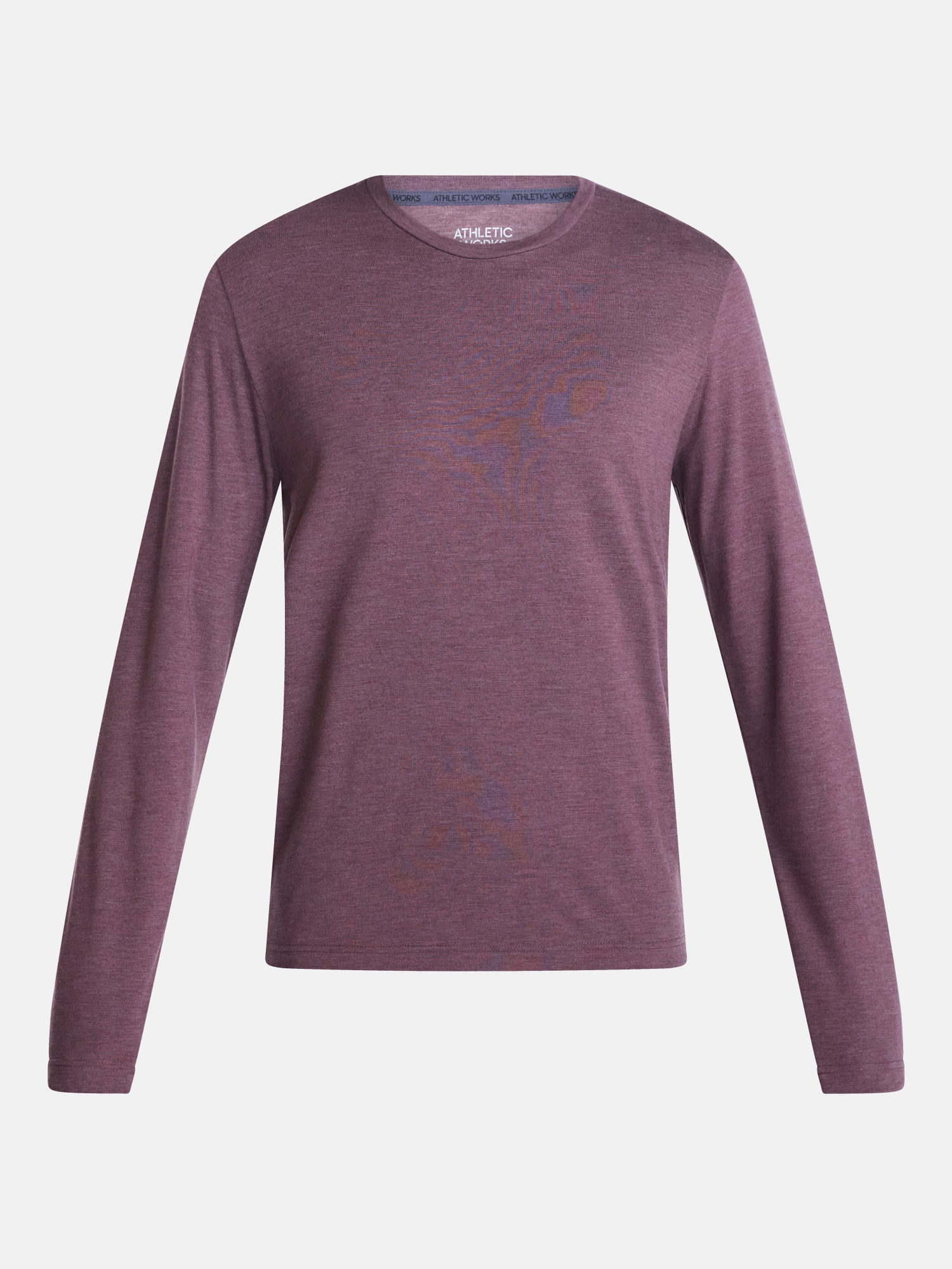 Athletic Works Men's and Big & Tall Men's Tri-Blend Tee with Long Sleeves, Sizes XS-4XLT