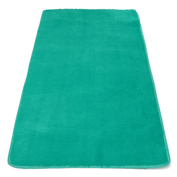 Big Size 63x35.4" Soft Fluffy Rectangle Floor Rug Blanket Anti-skid Shaggy Area Rug Bedroom ...