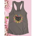 thumbnail image 3 of Happy Mother's Day Wreath Racerback Tank Women -Image by Shutterstock, Female x-Small, 3 of 4
