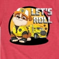 thumbnail image 3 of Paw Patrol - Let's Roll Rubble - Toddler And Youth Short Sleeve Graphic T-Shirt, 3 of 6