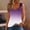 Purple, variant on ALLLIST Spring Tops for Women 2024 Trendy Green Sleeveless Gradient V-Neck Tank Tops Women Tank Tops XXL