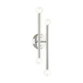 thumbnail image 4 of 46771-05 Livex Lighting Soho - 4 Light ADA Wall Sconce In Modern Style-17 Inches Tall and 5.13 Inches Wide-Polished Chrome Finish, 4 of 12