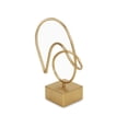 thumbnail image 4 of 12" Gold Metal Hand Painted Sculpture, 4 of 4