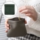 thumbnail image 3 of Kearding Bolsa de cuero portátil impermeable multiusos bolsillo pequeño conveniente delicado Mini bolso monedero almacenamiento niñas Almacenamiento y organización del hogar Verde negruzco Kearding HA076776-04, 3 of 6