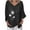 Black tops for women, variant on Baikeli Order Again My Orders 2024 women's 2024 Summer Tops 3/4 Sleeve Shirts Casual Vneck T-Shirts Loose Floral Print Blouses Cotton Linen Pullover 3/4 Sleeve Blouses for Women