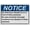 Warning Sign 4, variant on Industrial Caution Sign No Loitering Sign (No loitering in the building lobby You are being monitored by CC cameras Your cooperation is appreciated) 8 in" x 12 in" UV Resistant Plastic Warning SIgn