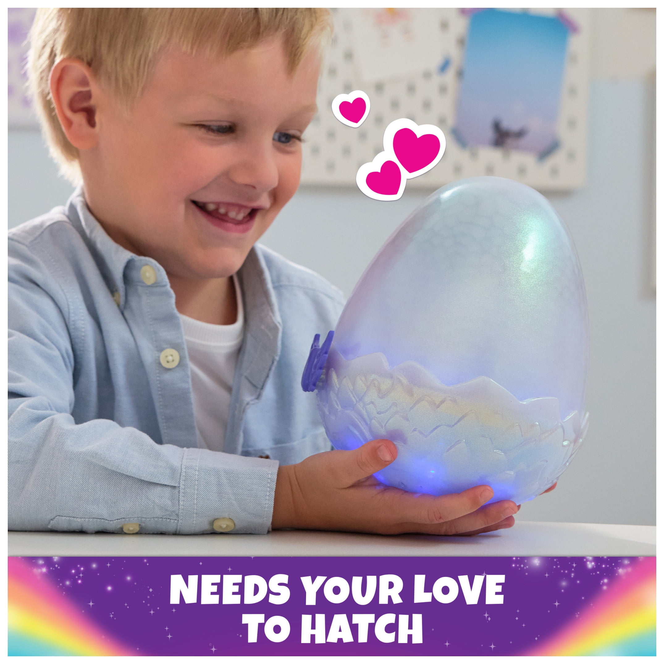 Hatchimals Alive, Mystery Hatch 6.5-inch Draggle Electronic Pet with Mist, Lights & Sounds (Styles Vary)