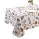 thumbnail image 4 of Mantel De Vinilo Resistente Con Respaldo De Franela, Impermeable, A Prueba De Aceite, Mantel De Pvc, Resistente A Las Manchas, Lavable, Rectangular O Cuadrado, Para Interiores Y Exteriores, 60 X 84 Pu, 4 of 5