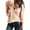 Light Khaki, variant on Sherrylily Women Waffle Knit Henley Tops Casual Long Sleeve V Neck Pullover XS-XL