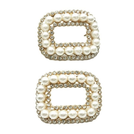 

Women Rhinestone Shoe Clips Shoe Buckle Wedding Party Accessiories